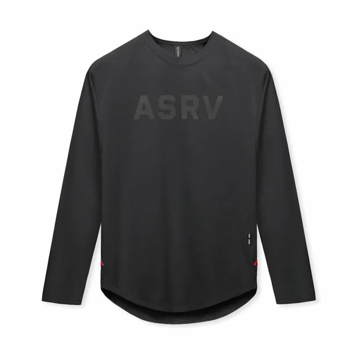 ASRV Long Sleeves Men SilverLite 20 Established Long Sleeve Black 034asrv034