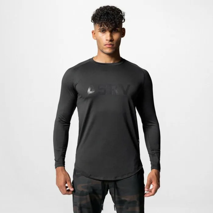 ASRV Long Sleeves Men SilverLite 20 Established Long Sleeve Black 034asrv034