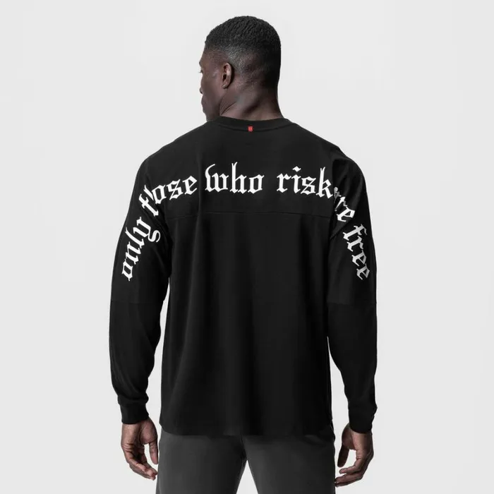 ASRV Long Sleeves Men Tech Essential Relaxed Long Sleeve Blackwhite 034otwr034 ASRV Long Sleeves Men Tech Essential Relaxed Long Sleeve Blackwhite 034otwr034