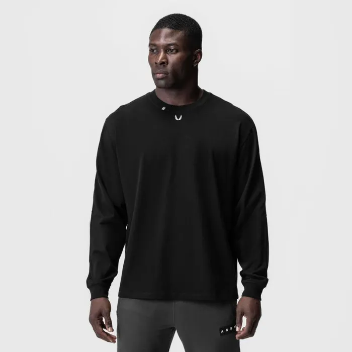 ASRV Long Sleeves Men Tech Essential Relaxed Long Sleeve Blackwhite 034otwr034 ASRV Long Sleeves Men Tech Essential Relaxed Long Sleeve Blackwhite 034otwr034
