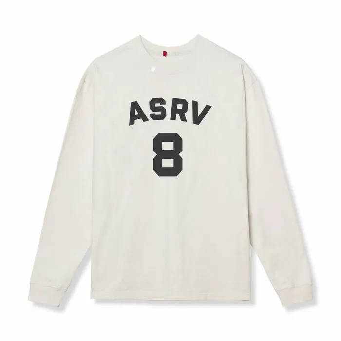 ASRV Long Sleeves Men Tech Essential Relaxed Long Sleeve Stone 034asrv 8034