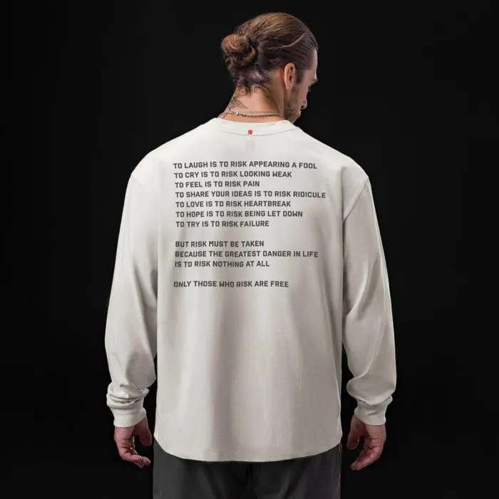 ASRV Long Sleeves Men Tech Essential Relaxed Long Sleeve Stone 034asrv 8034