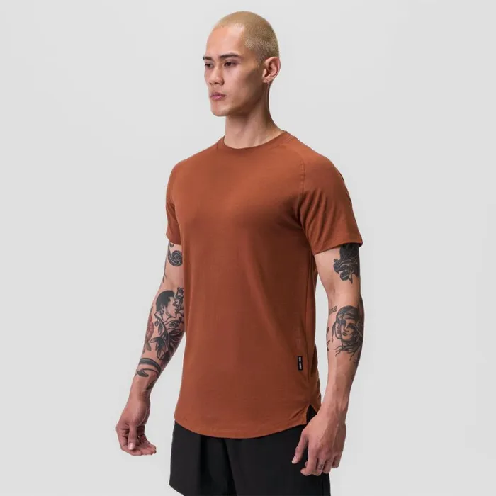 ASRV Short Sleeves Men Supima Established Tee Brick
