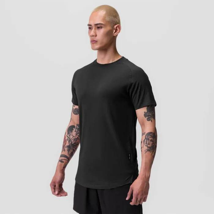 ASRV Short Sleeves Men Supima Established Tee Dusk Black