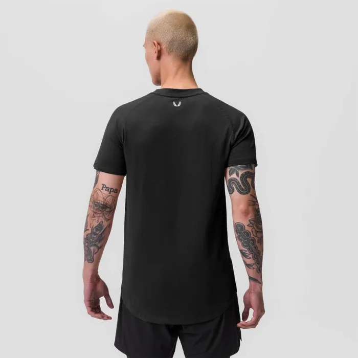 ASRV Short Sleeves Men Supima Established Tee Dusk Black