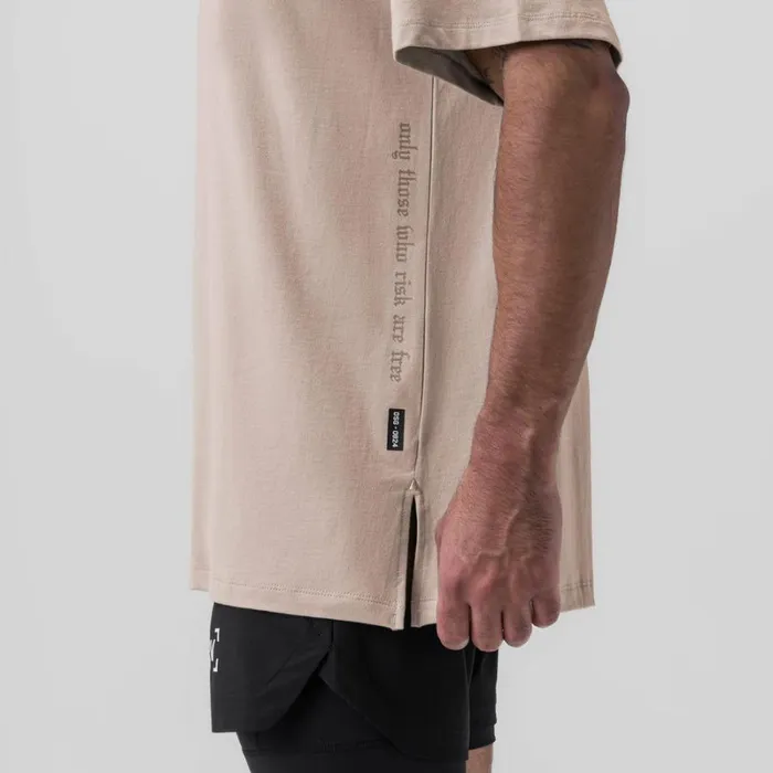 ASRV Short Sleeves Men Supima Oversized Tee Chai