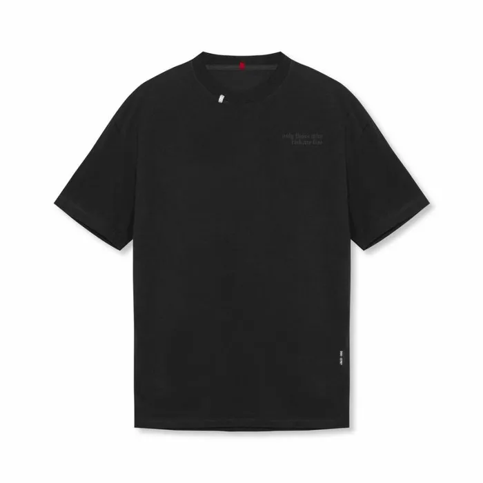 ASRV Short Sleeves Men Tech Essential Relaxed Tee Blackblack 034brush Wingsasrv034