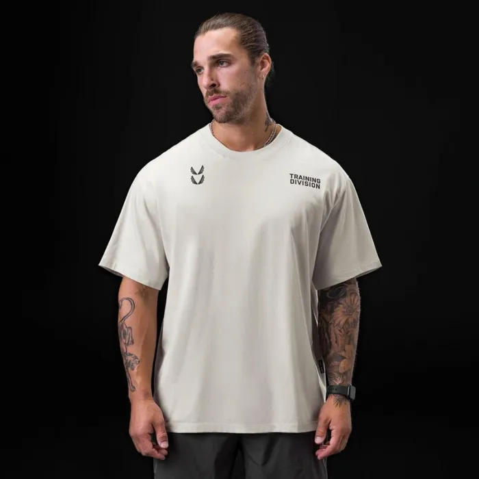 ASRV Short Sleeves Men Tech Essential Relaxed Tee Stone 034td034