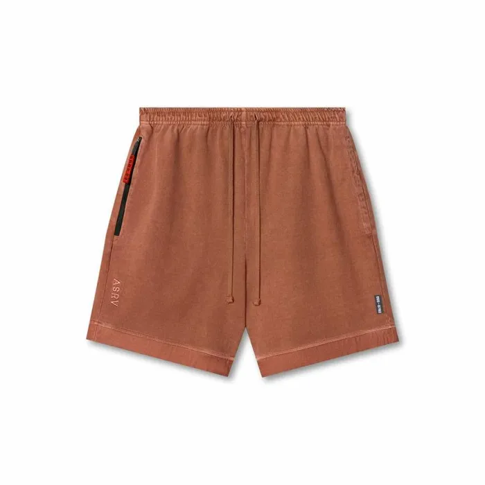 ASRV Shorts Men Tech Essential Sweat Short Faded Rust