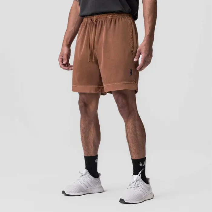 ASRV Shorts Men Tech Essential Sweat Short Faded Rust