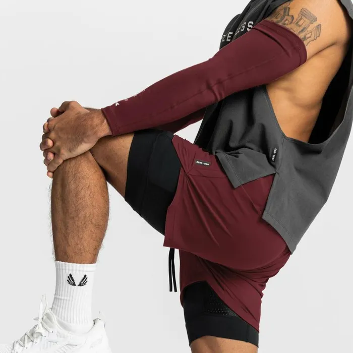 ASRV Shorts Men TETRALITE 5034 Liner Short Crimson Redblack