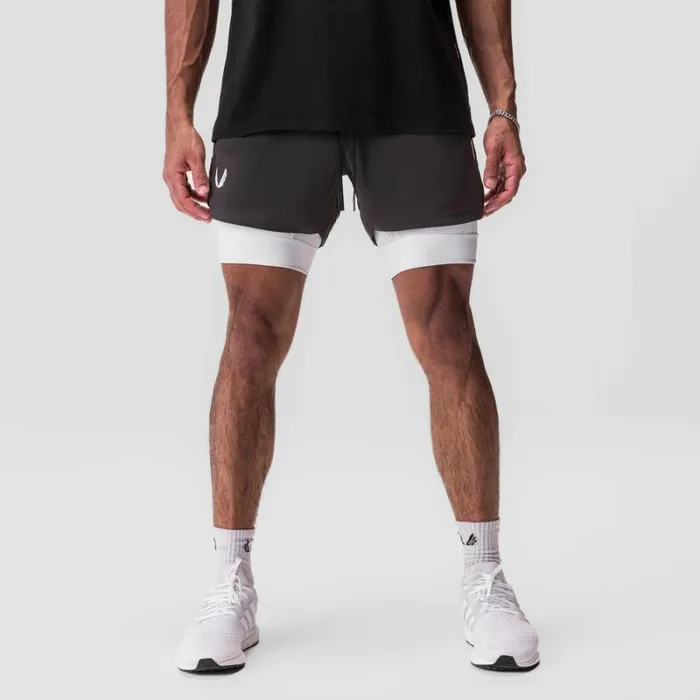 ASRV Shorts Men TetraLite 5034 Liner Short Space Grey White White 034wings034 ASRV Shorts Men TetraLite 5034 Liner Short Space Grey White White 034wings034