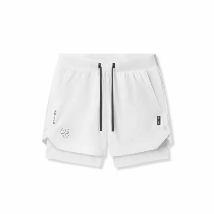 ASRV Shorts Men TetraLite 5034 Liner Short White 034cyber034white