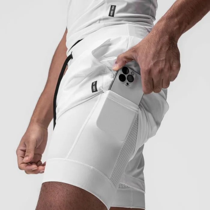 ASRV Shorts Men TetraLite 5034 Liner Short White 034cyber034white