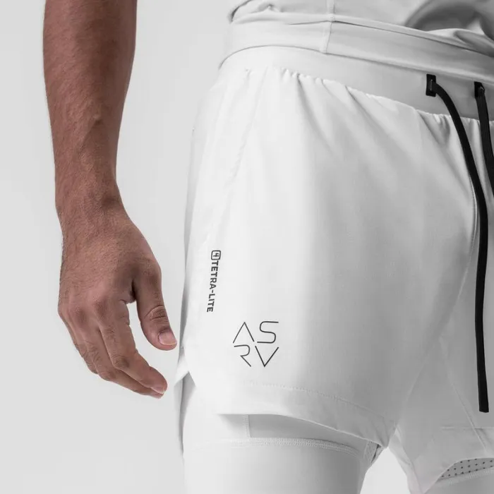 ASRV Shorts Men TetraLite 5034 Liner Short White 034cyber034white