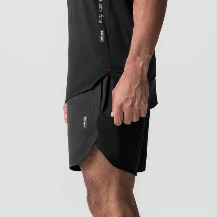 ASRV Shorts Men TetraLite 7034 Linerless Short Black 034wings034
