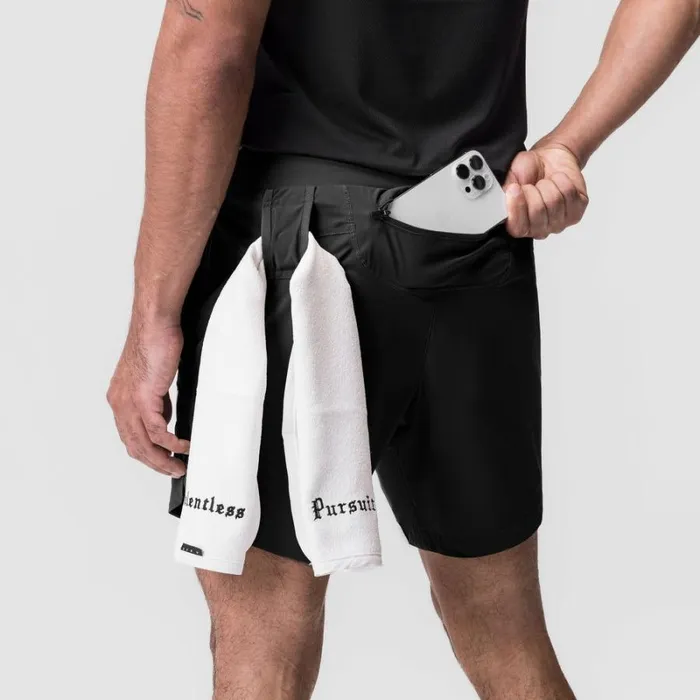 ASRV Shorts Men TetraLite 7034 Linerless Short Black 034wings034