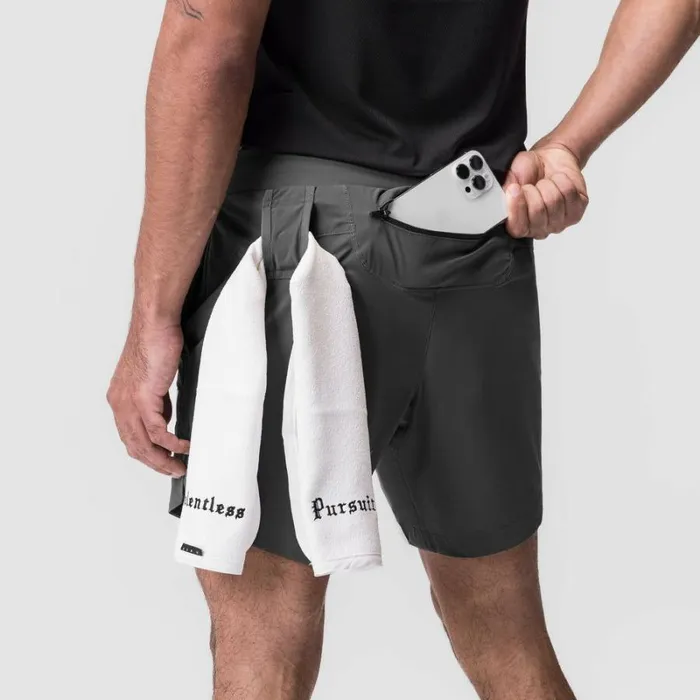 ASRV Shorts Men TetraLite 7034 Linerless Short Space Grey 034wings034