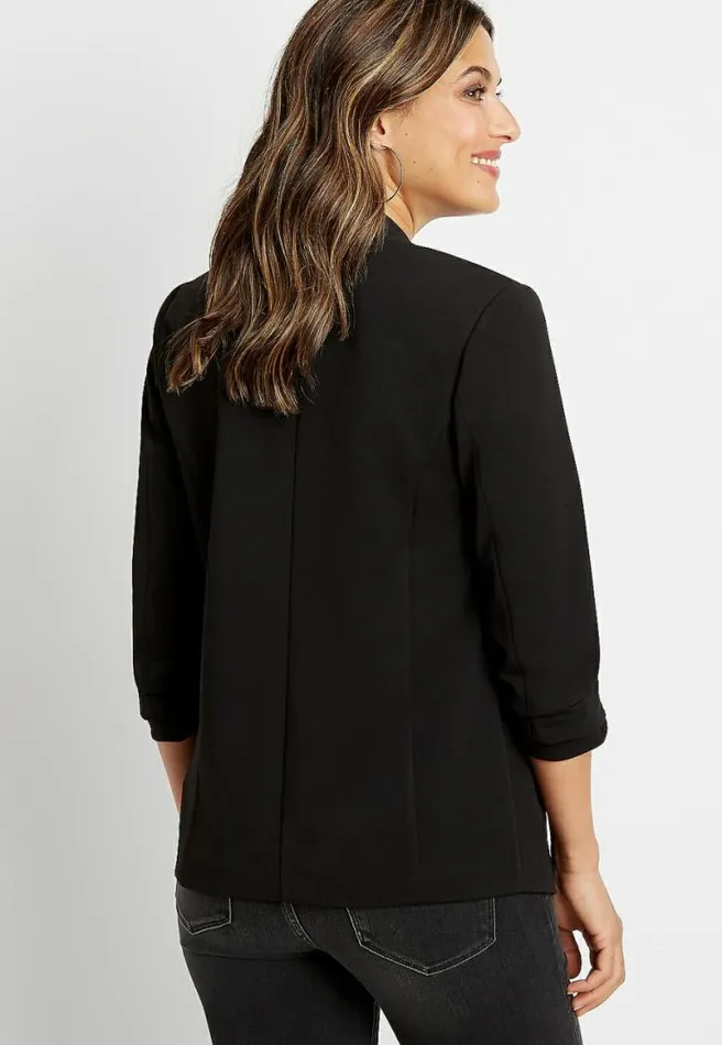 Asymmetrical Open Front Blazer Women Maurices Tops