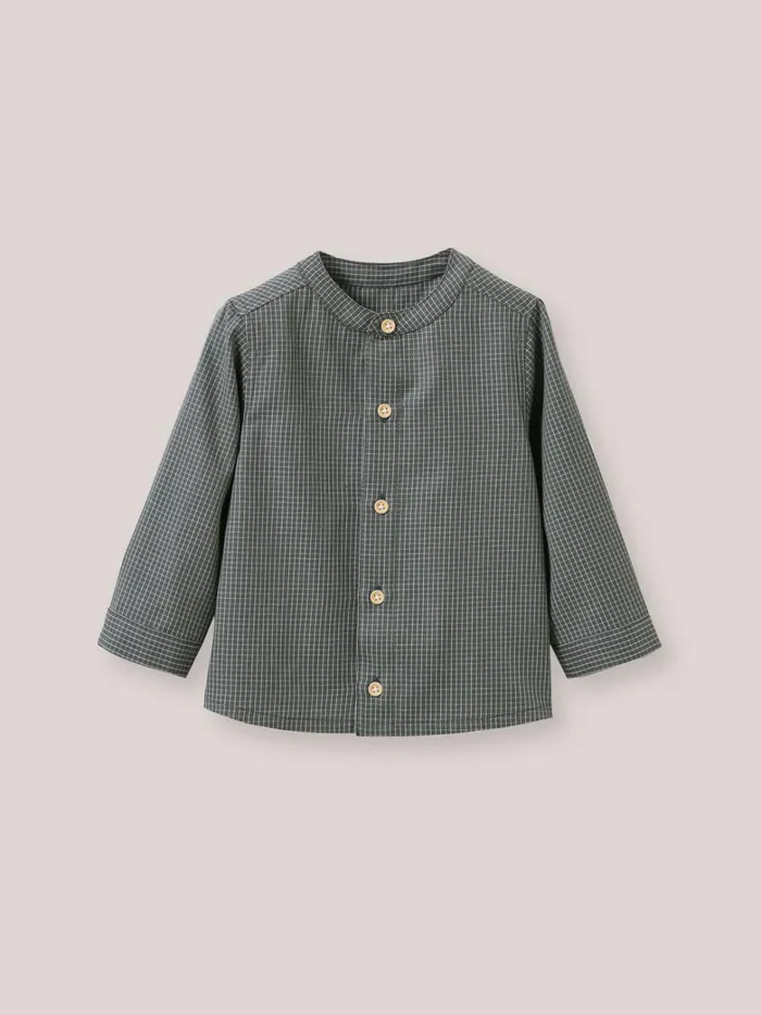 Baby Baby Boy Cyrillus Check Shirt Carreaux Kaki