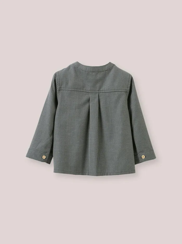 Baby Baby Boy Cyrillus Check Shirt Carreaux Kaki
