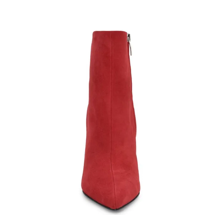 Baey Dress Ankle Booties Red Suede Women Nine West Boots and Booties Baey Dress Ankle Booties Red Suede Women Nine West Boots and Booties