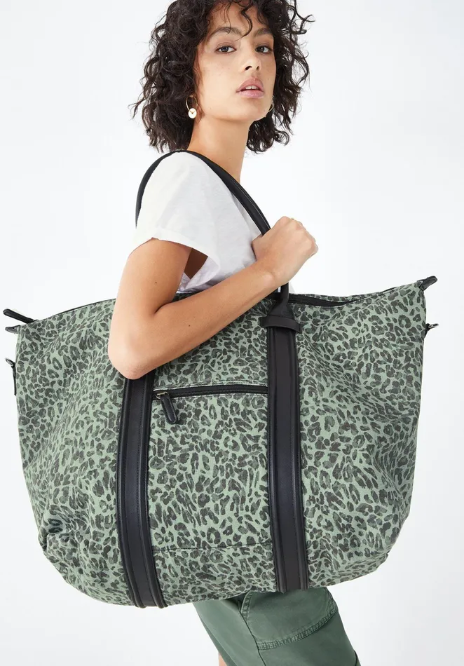 Bags Women Hush Ingham Holdall Khaki Leopard