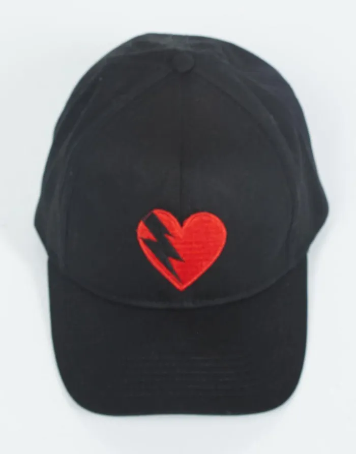 Bay Lightning Heart Black Women Lauren Moshi Hats