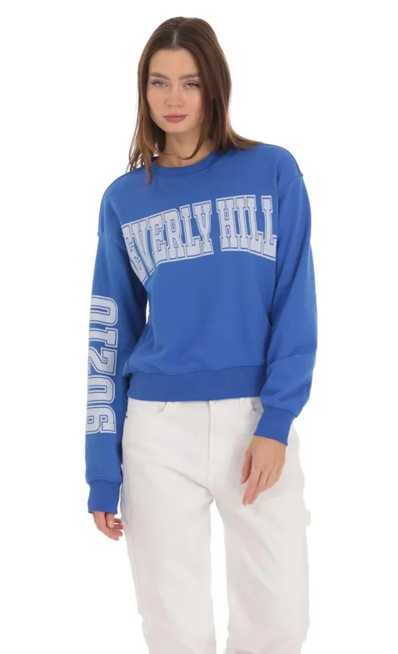 Beverly Hills 90210 Jumper Blue Women LUCY IN THE SKY Jumpers and Cardigans