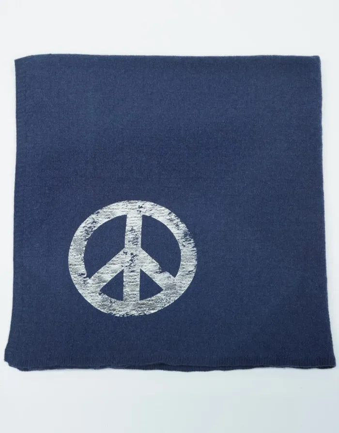 Bexley Foil Vintage Peace Navy Women Lauren Moshi Sweaters and Knits Bexley Foil Vintage Peace Navy Women Lauren Moshi Sweaters and Knits