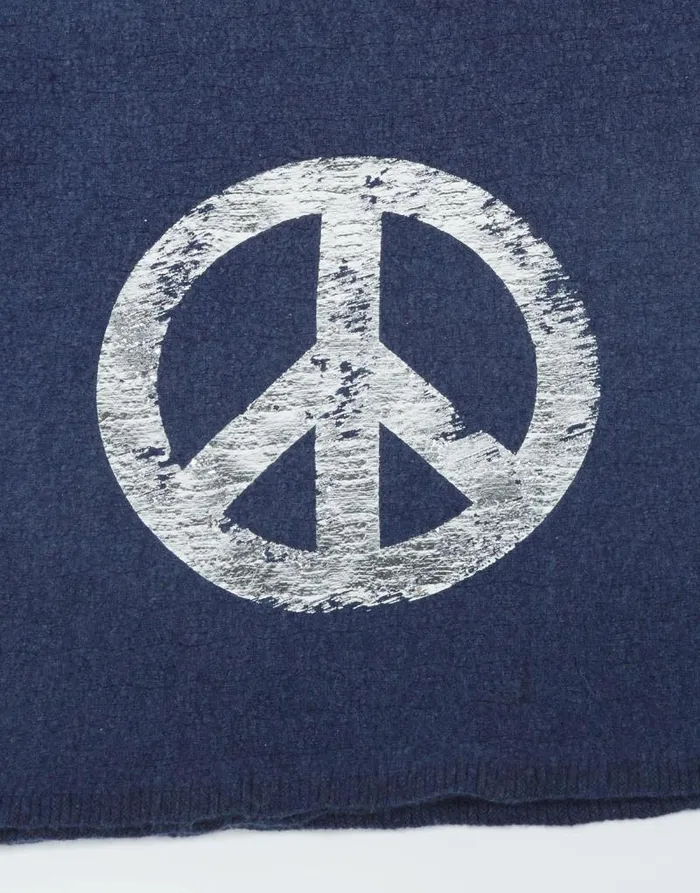 Bexley Foil Vintage Peace Navy Women Lauren Moshi Sweaters and Knits Bexley Foil Vintage Peace Navy Women Lauren Moshi Sweaters and Knits