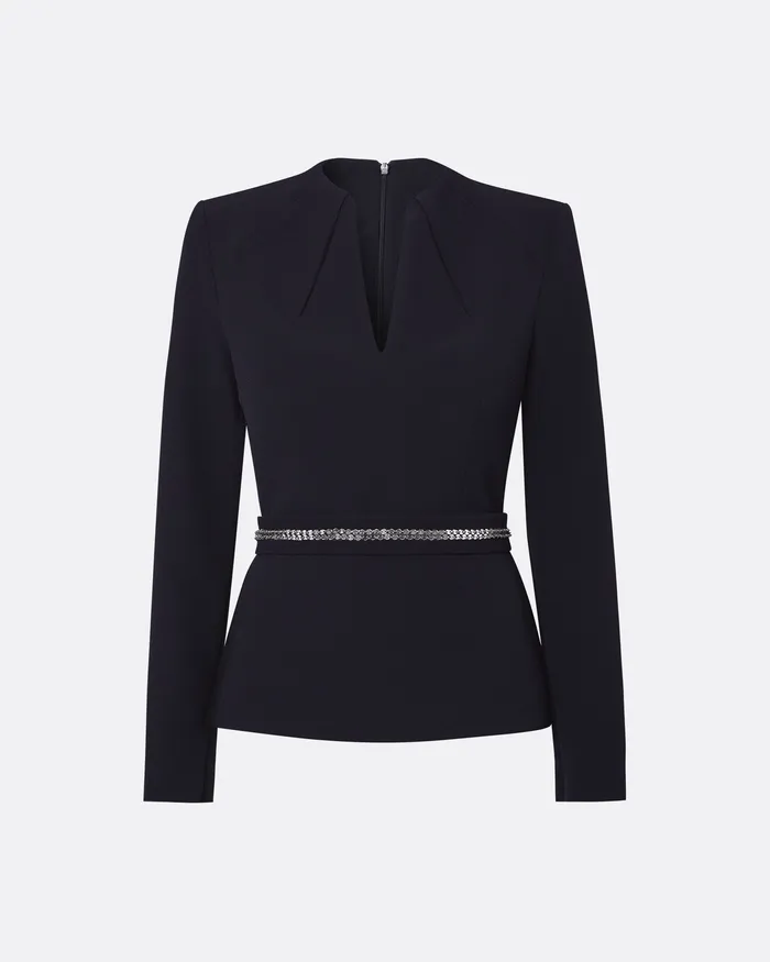 Blanca Midnight Navy Top Midnight Navy Women Icons Safiyaa