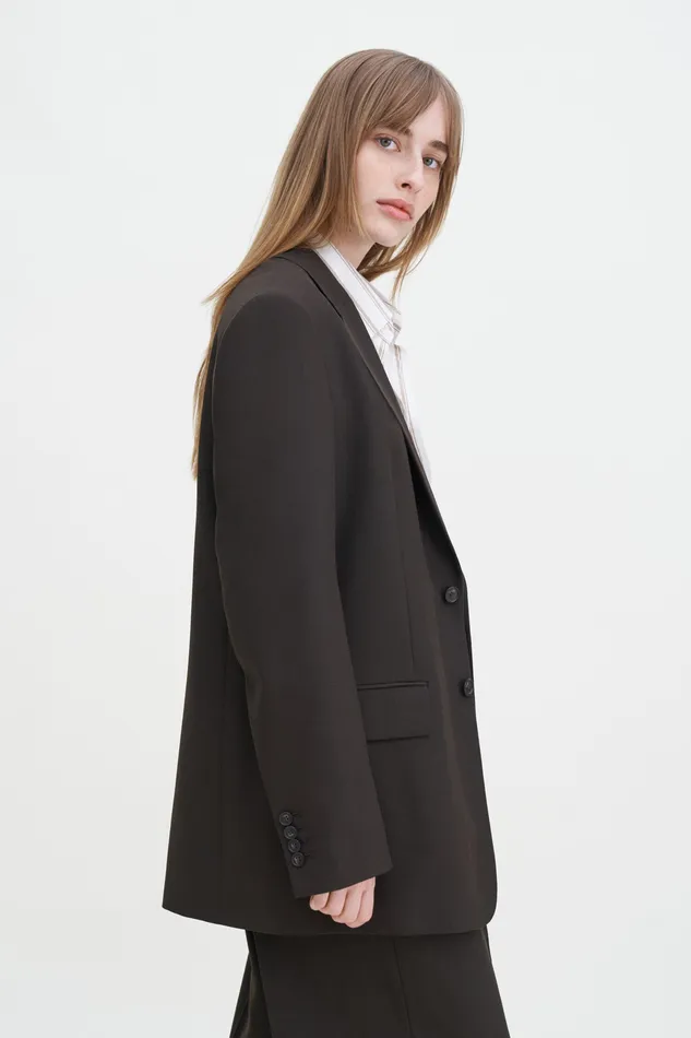 Blazers Women filippak Davina Blazer Dark Chocolate