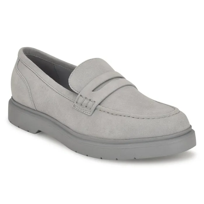 Bonet Casual Loafers Light Blue Suede Women Nine West Flats Bonet Casual Loafers Light Blue Suede Women Nine West Flats