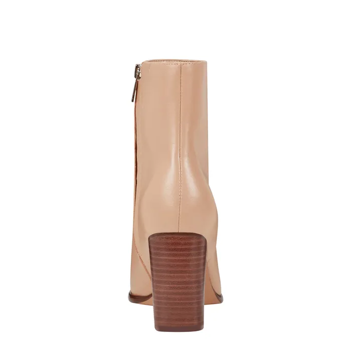 Boots and Booties Melysa Dress Bootie Light Natural Leather Marc Fisher Women