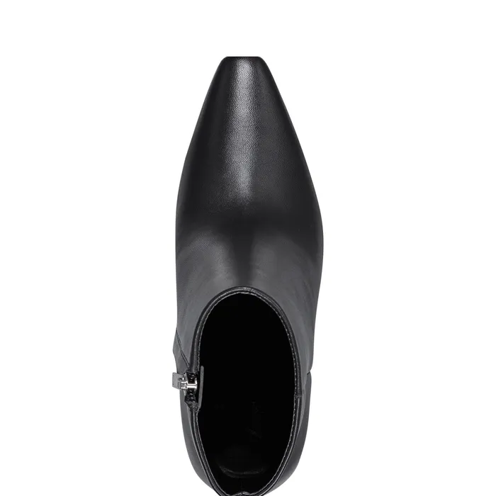 Boots and Booties Women Marc Fisher Yanara Heeled Bootie Black Leather
