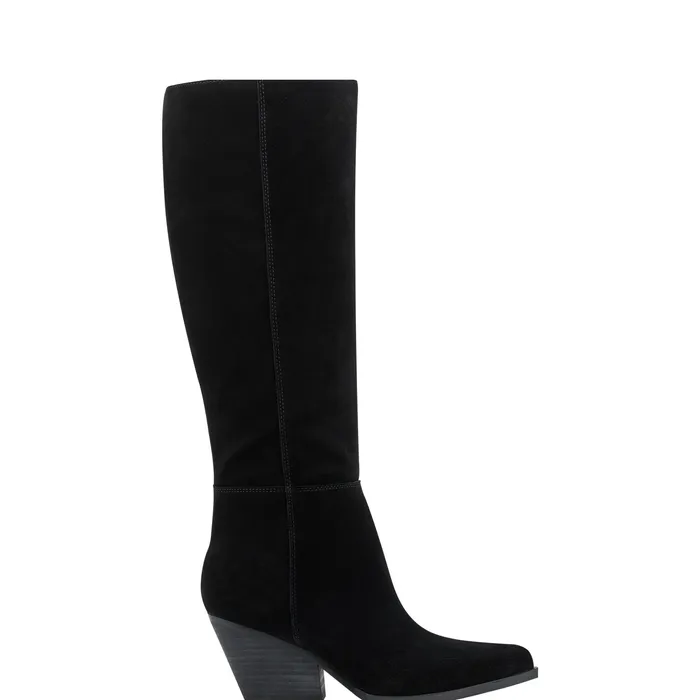 Boots Challi Pointy Toe Boot Black Suede 8211 Marc Fisher Women