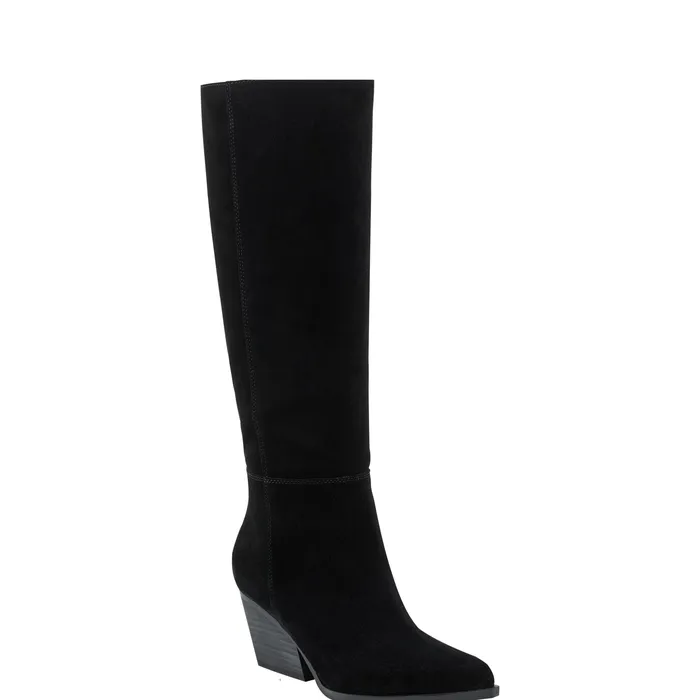 Boots Challi Pointy Toe Boot Black Suede 8211 Marc Fisher Women