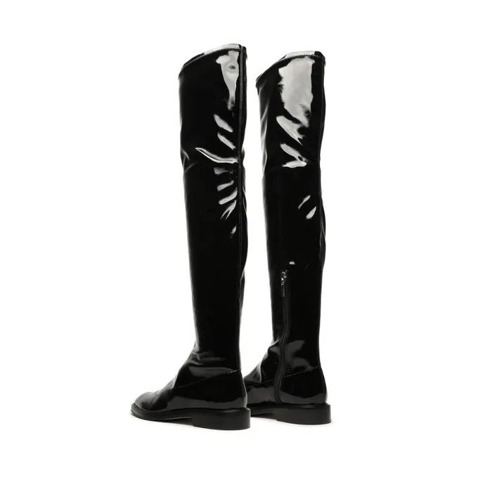 Boots Kaolin Over The Knee Patent Leather Boot Black Schutz Shoes Boots Boots Kaolin Over The Knee Patent Leather Boot Black Schutz Shoes Boots