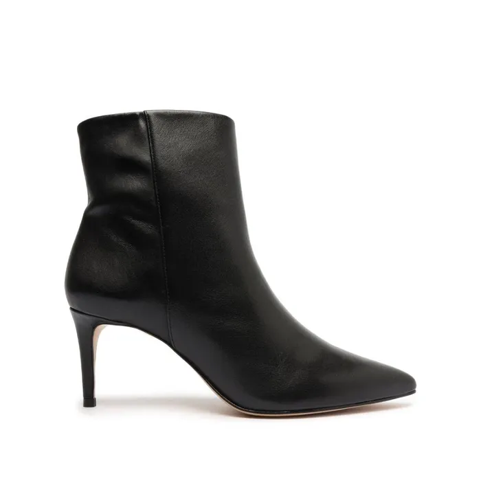 Boots Mikki Mid Leather Bootie Black Schutz Shoes Mikki Boots
