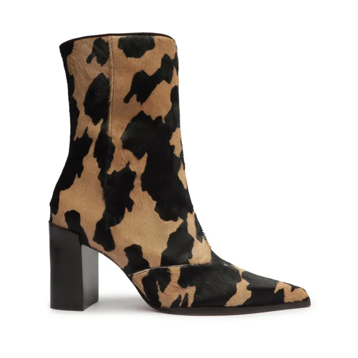 Boots Raffaela Calf Hair Bootie Brown Schutz Shoes Booties