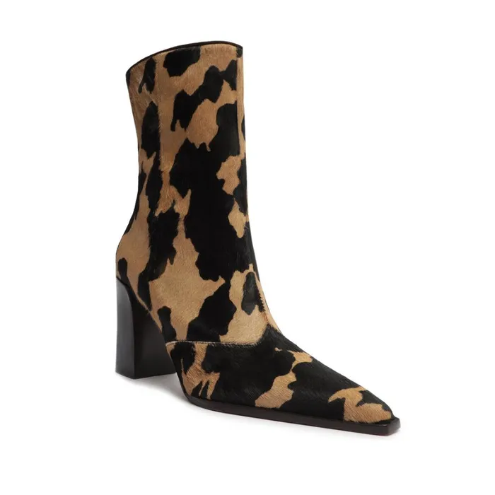 Boots Raffaela Calf Hair Bootie Brown Schutz Shoes Booties