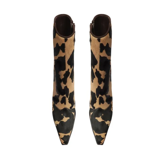 Boots Raffaela Calf Hair Bootie Brown Schutz Shoes Booties
