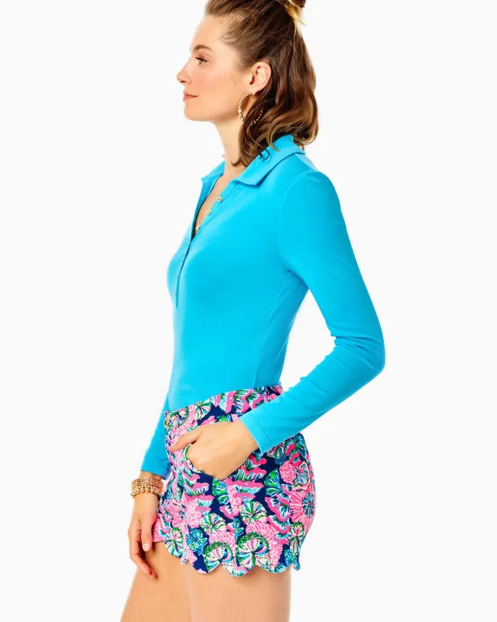 Bottoms Women Lilly Pulitzer 5034 Buttercup Knit Short Oyster Bay Navy Shroom With A View Bottoms Women Lilly Pulitzer 5034 Buttercup Knit Short Oyster Bay Navy Shroom With A View