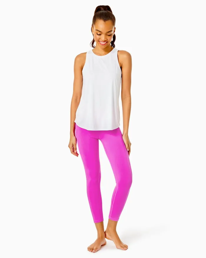 Bottoms Women Lilly Pulitzer UPF 50 Luxletic 21034 South Beach High Rise Crop Legging Surf Blue Coral Of The Story Bottoms Women Lilly Pulitzer UPF 50 Luxletic 21034 South Beach High Rise Crop Legging Surf Blue Coral Of The Story