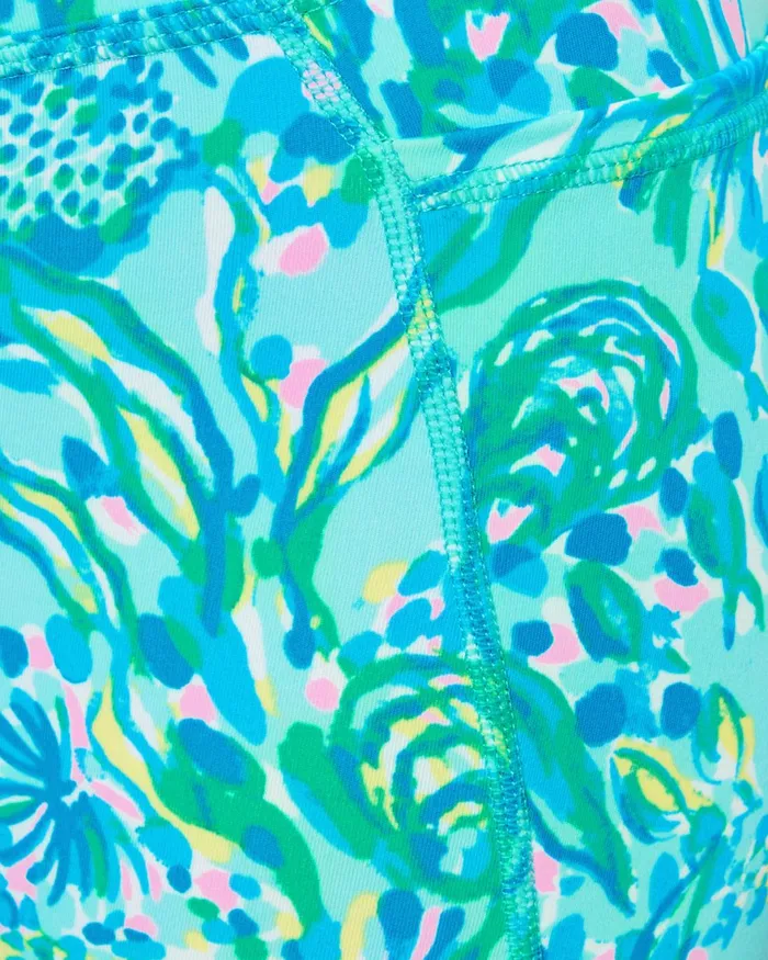 Bottoms Women Lilly Pulitzer UPF 50 Luxletic 21034 South Beach High Rise Crop Legging Surf Blue Coral Of The Story Bottoms Women Lilly Pulitzer UPF 50 Luxletic 21034 South Beach High Rise Crop Legging Surf Blue Coral Of The Story