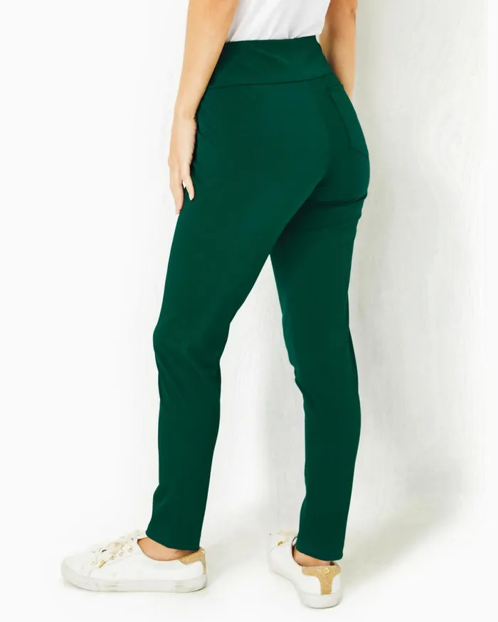 Bottoms Women Lilly Pulitzer UPF 50 Luxletic 28034 Corso Pant Evergreen