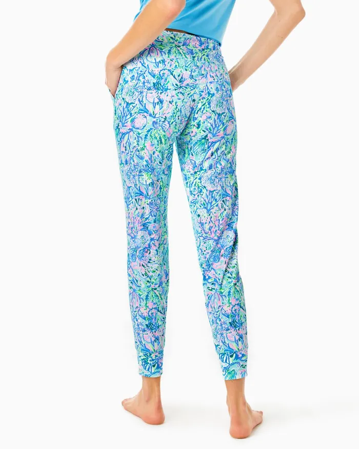 Bottoms Women Lilly Pulitzer UPF 50 Luxletic 28034 Island Jogger Surf Blue Soleil It On Me Bottoms Women Lilly Pulitzer UPF 50 Luxletic 28034 Island Jogger Surf Blue Soleil It On Me