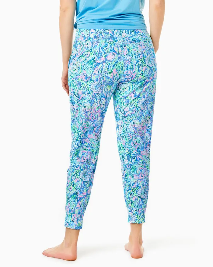 Bottoms Women Lilly Pulitzer UPF 50 Luxletic 28034 Island Jogger Surf Blue Soleil It On Me Bottoms Women Lilly Pulitzer UPF 50 Luxletic 28034 Island Jogger Surf Blue Soleil It On Me