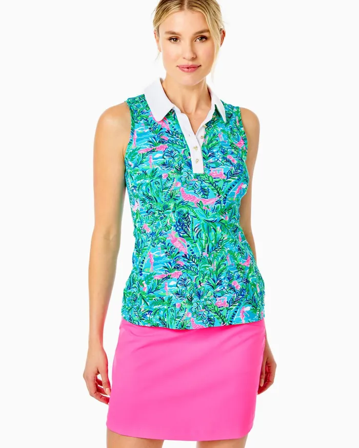 Bottoms Women Lilly Pulitzer UPF 50 Luxletic Priska Skort Blue Peri Performance Seersucker Bottoms Women Lilly Pulitzer UPF 50 Luxletic Priska Skort Blue Peri Performance Seersucker